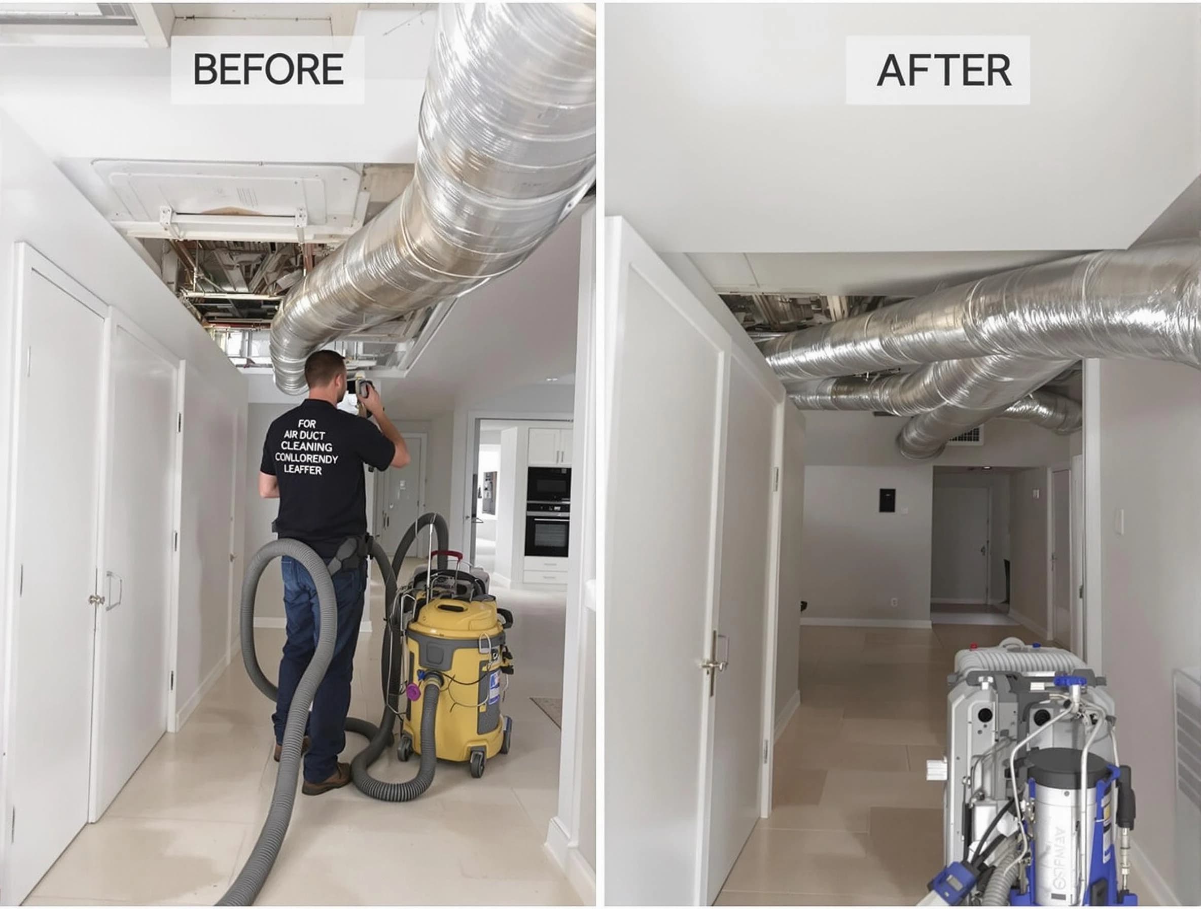 Cedar Hills Air Duct Cleaning professional performing thorough air duct cleaning in Cedar Hills