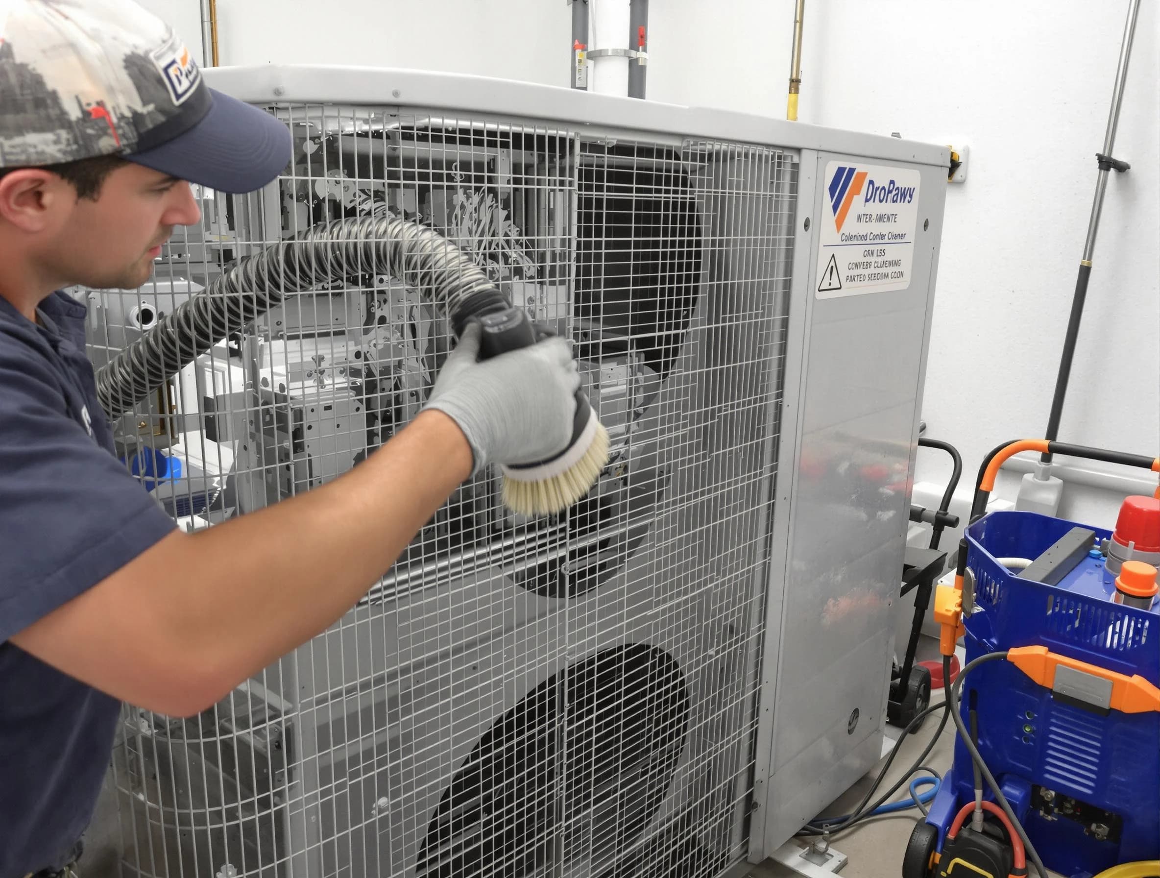 Cedar Hills Air Duct Cleaning specialist performing precision AC coil cleaning for improved system performance in Cedar Hills