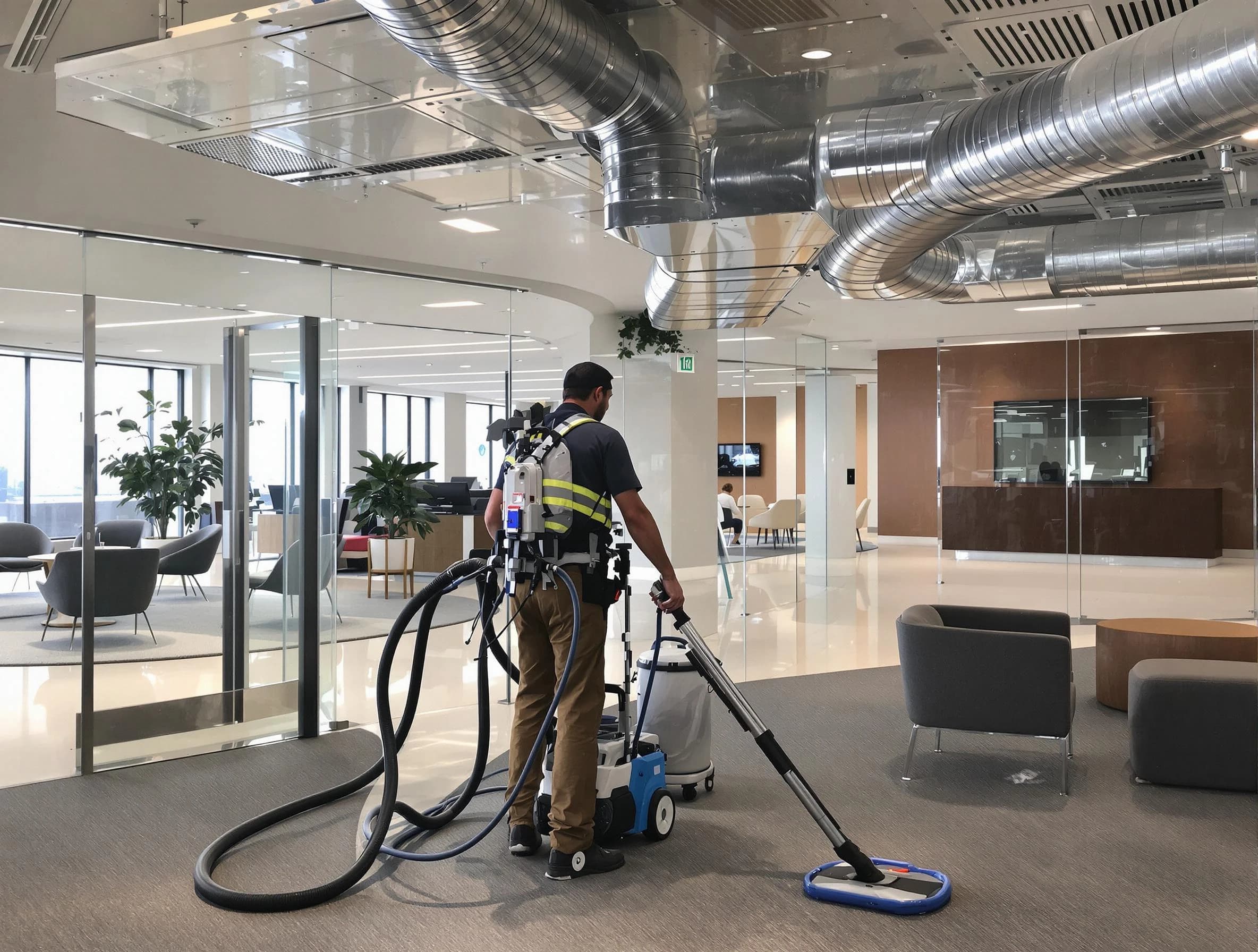 Commercial duct cleaning service by Cedar Hills Air Duct Cleaning in Cedar Hills