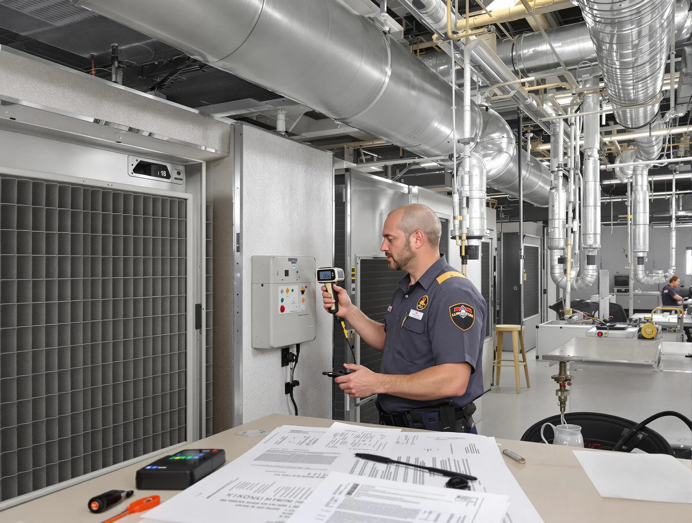 Professional filter system inspection by Cedar Hills Air Duct Cleaning in Cedar Hills