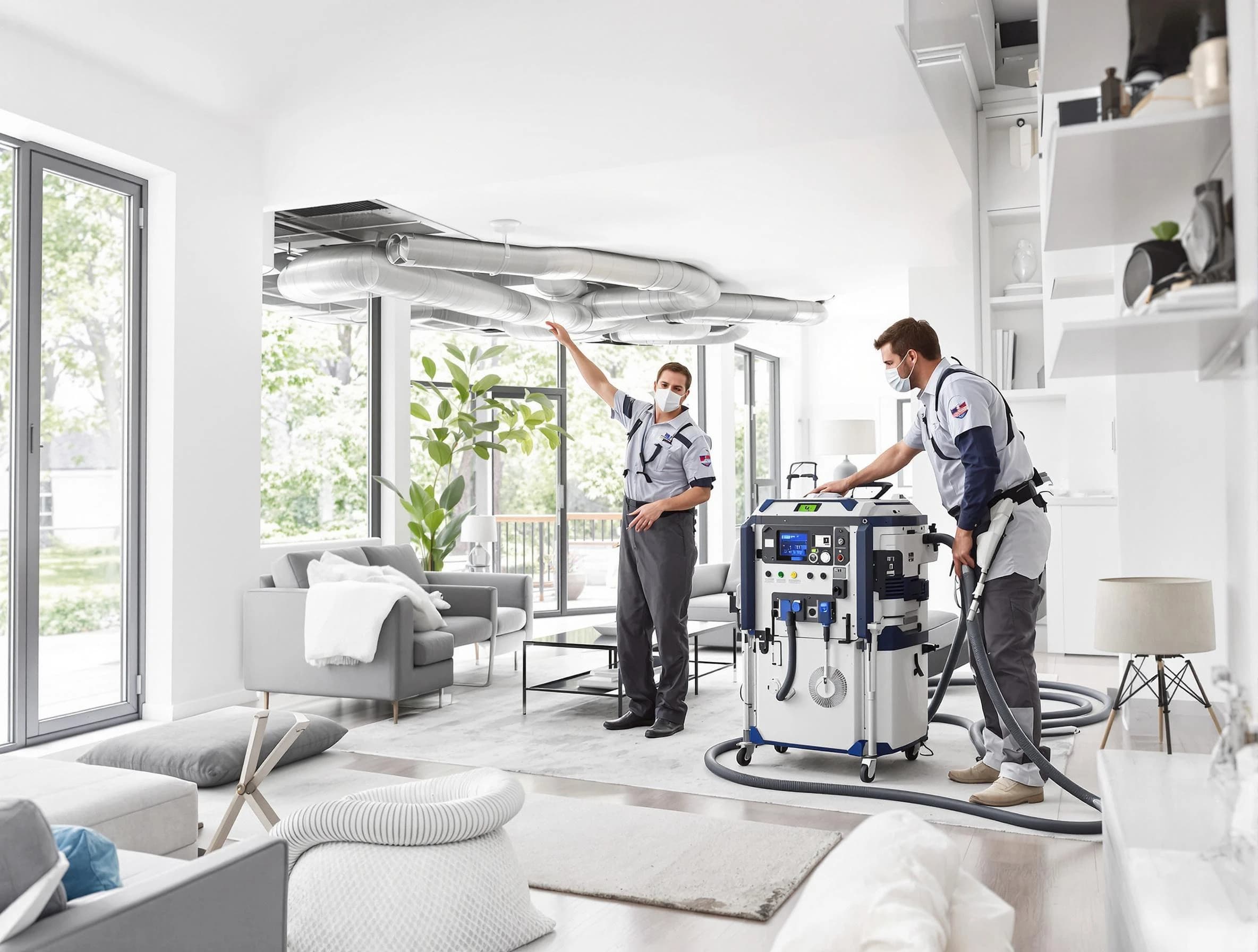 Cedar Hills Air Duct Cleaning professional conducting pure air duct cleaning with state-of-the-art equipment in Cedar Hills