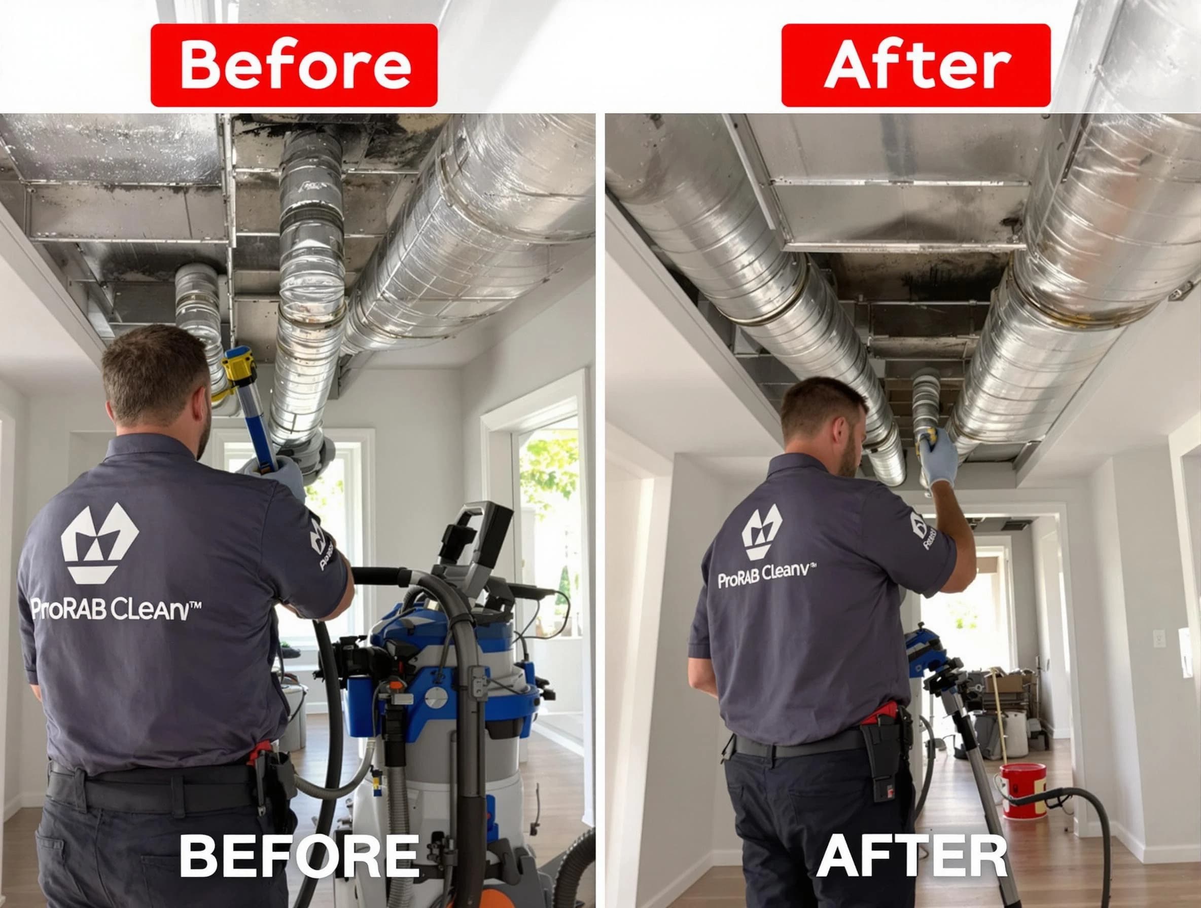 Cedar Hills Air Duct Cleaning expert performing thorough residential duct cleaning in a Cedar Hills home