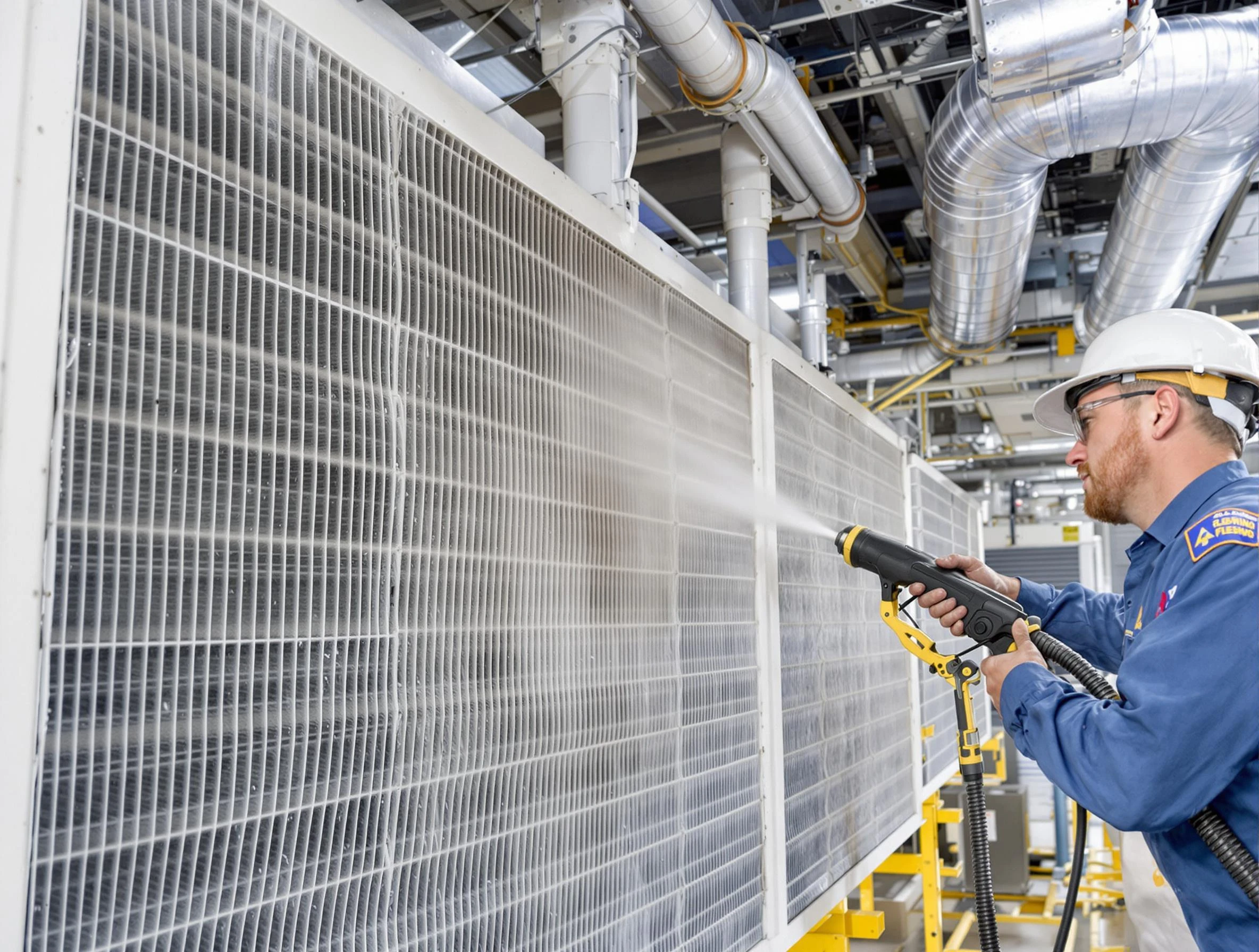 Professional commercial coil cleaning by Cedar Hills Air Duct Cleaning in Cedar Hills